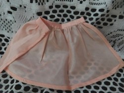 satin pink wrap skirt no id view